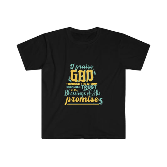 Praise Through The Storm tee from Claimed by God Designs