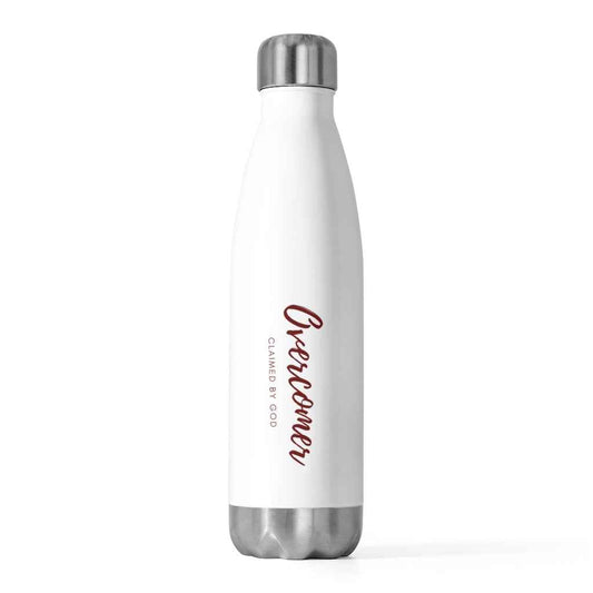 Overcomer water bottle from Claimed by God Designs