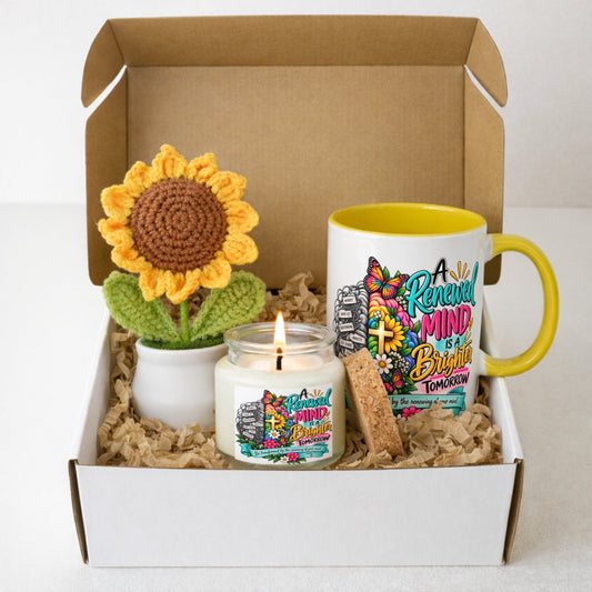 Renewed Mind Brighter Tomorrow Box, a Christian mental health encouragement gift