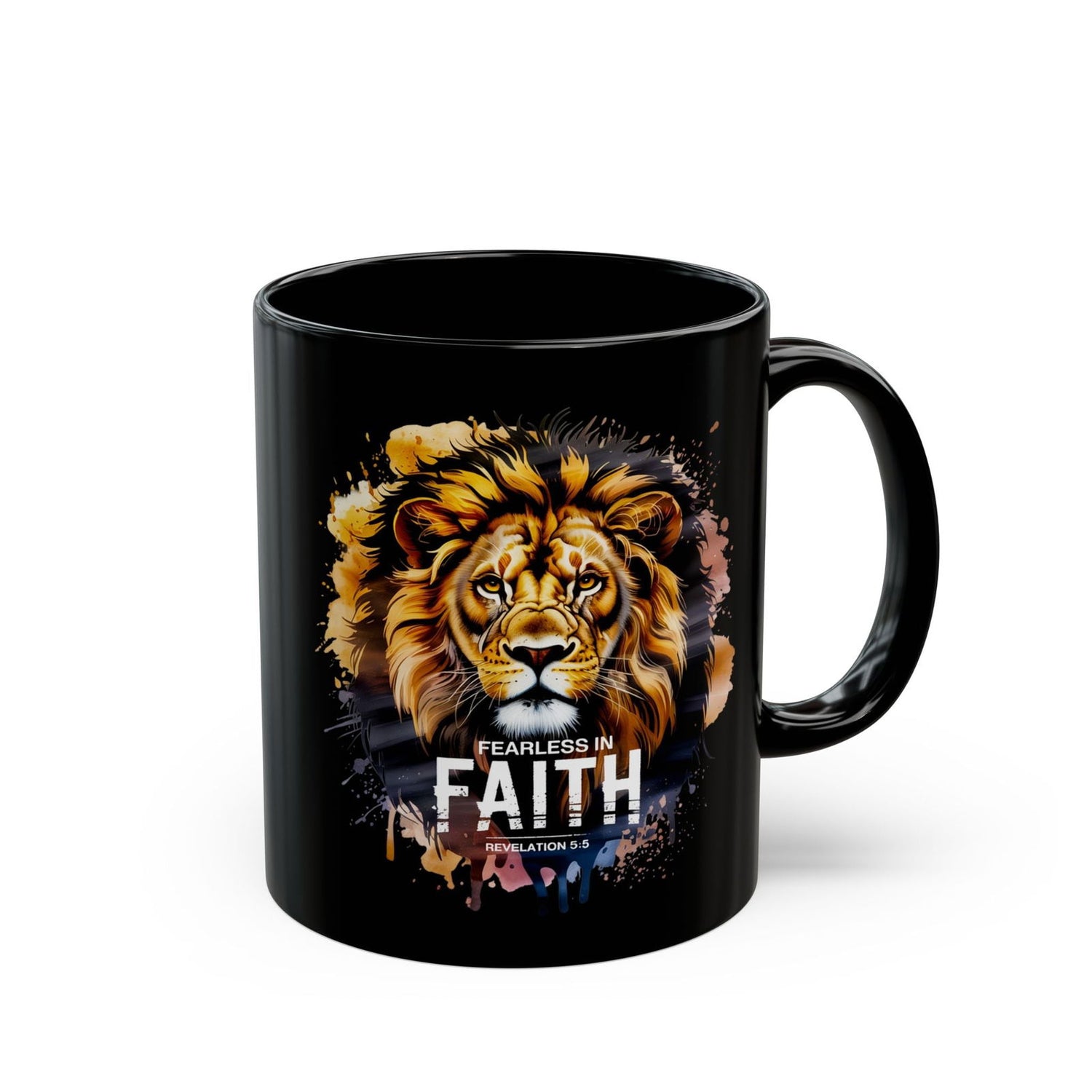 Christian Black Ceramic Mugs - ClaimedbyGodDesigns