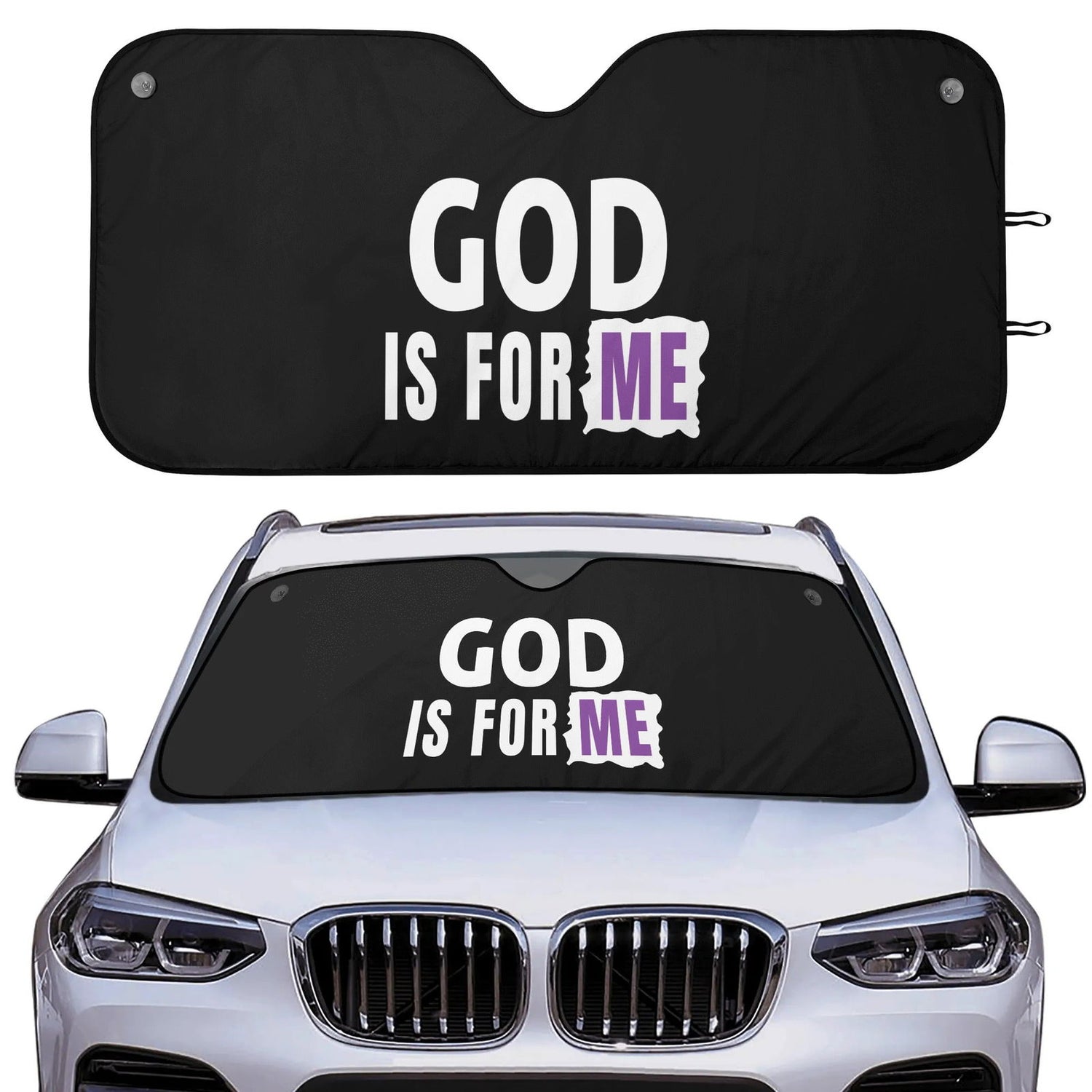 Christian Car Sunshade - ClaimedbyGodDesigns