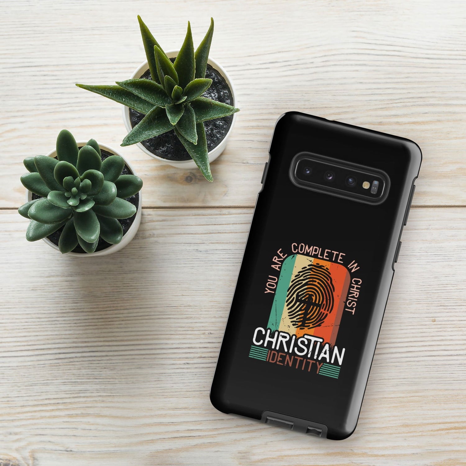 Christian I-Phone & Samsung Compatible Tough Phone Cases - ClaimedbyGodDesigns