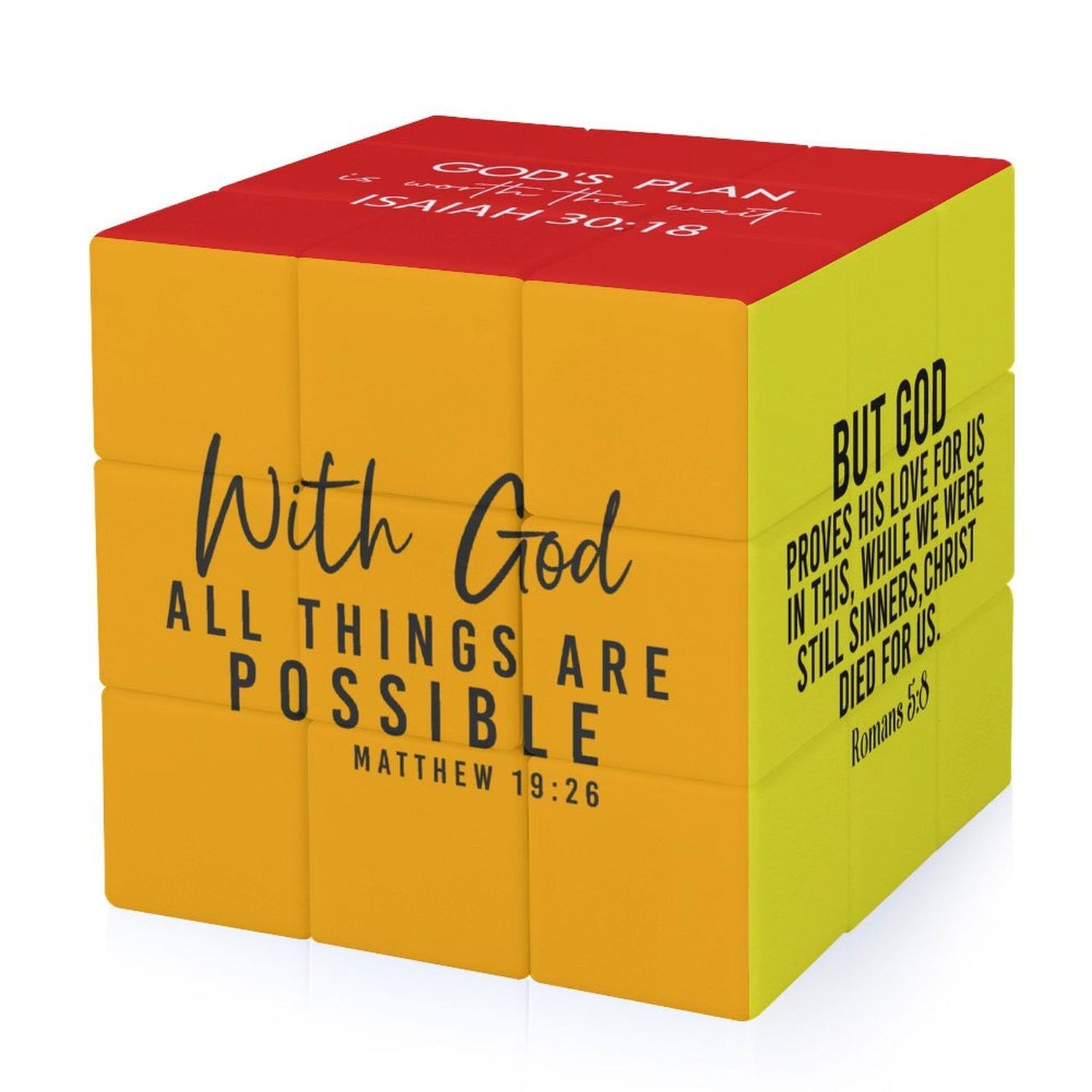 Christian Rotating Cube Puzzles - ClaimedbyGodDesigns