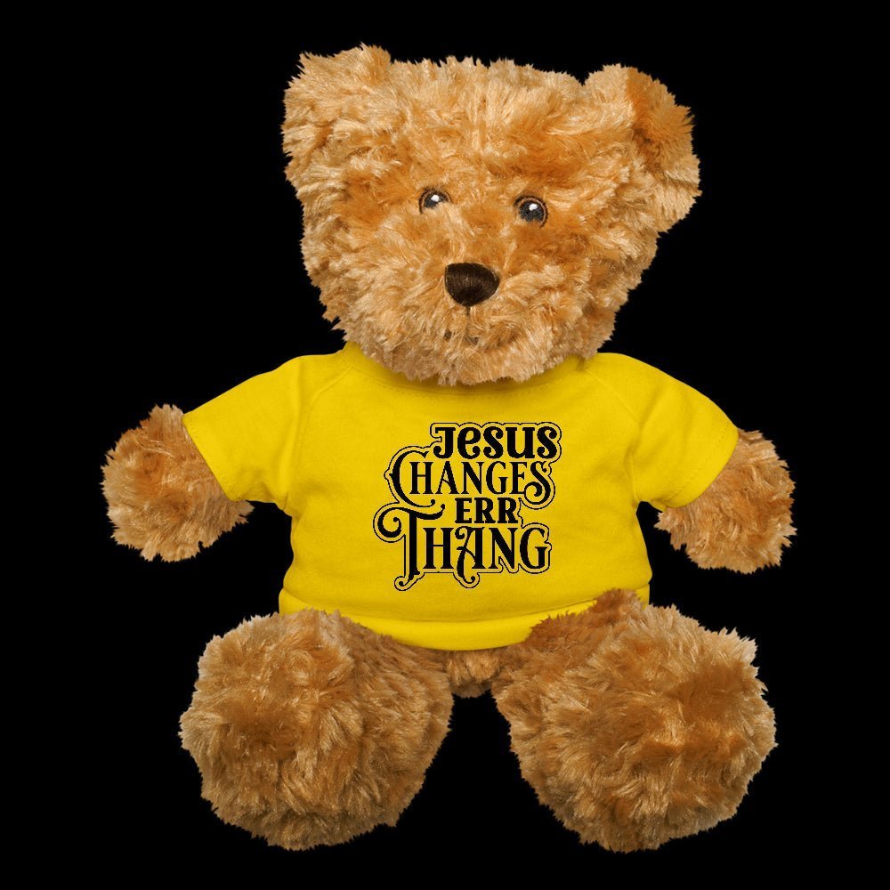Jesus-gram Christian Plush Teddy Bears - ClaimedbyGodDesigns