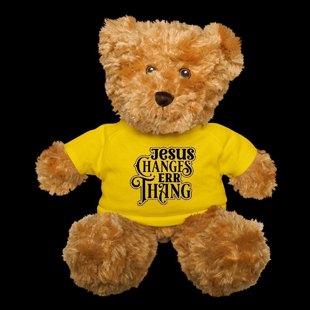 Jesus-gram Christian Plush Teddy Bears - ClaimedbyGodDesigns