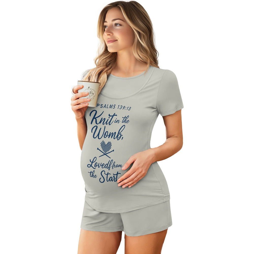 Maternity Christian Pajamas - ClaimedbyGodDesigns