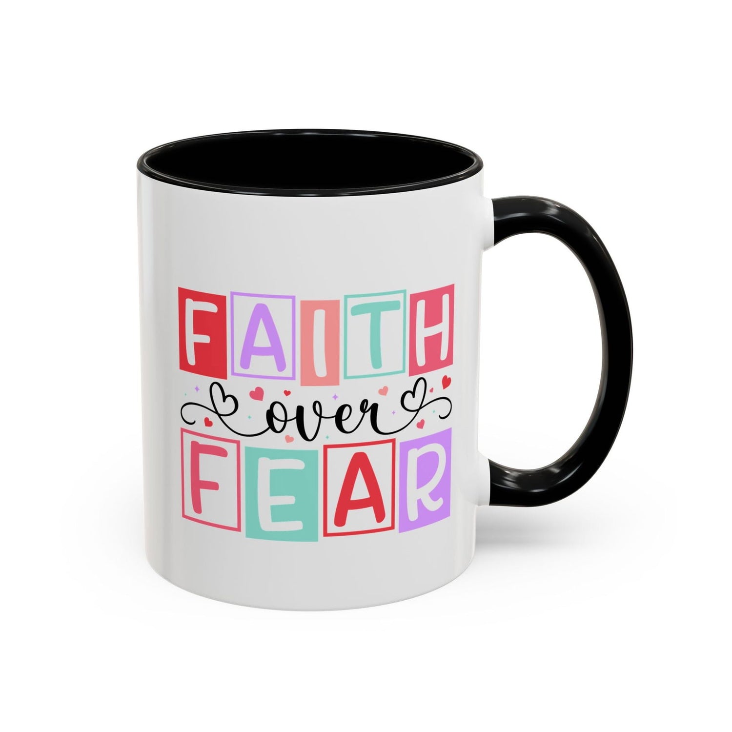 Multicolor Christian Ceramic Mugs - ClaimedbyGodDesigns