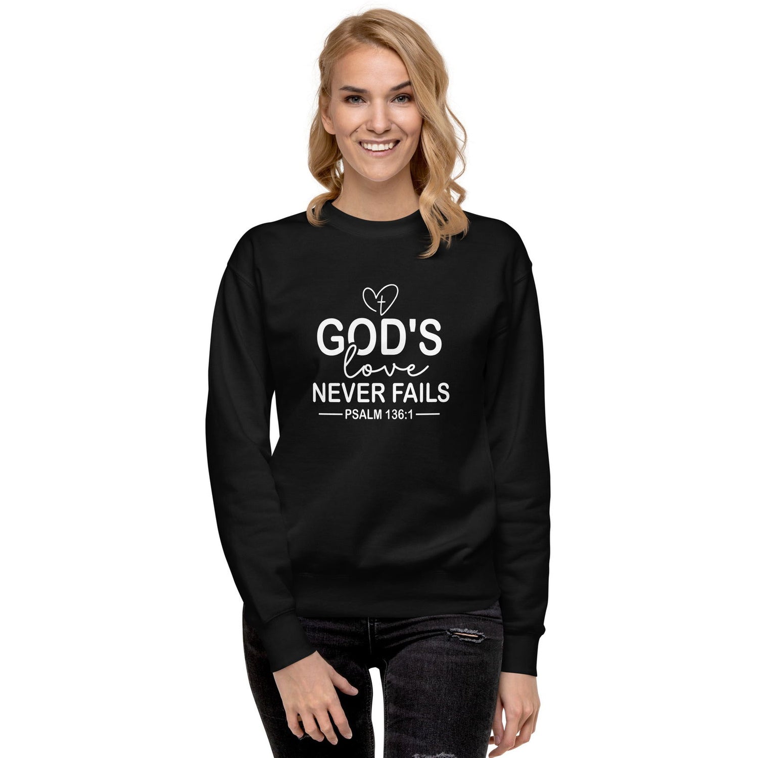 Plus Size Women's Christian Sweatshirts - ClaimedbyGodDesigns