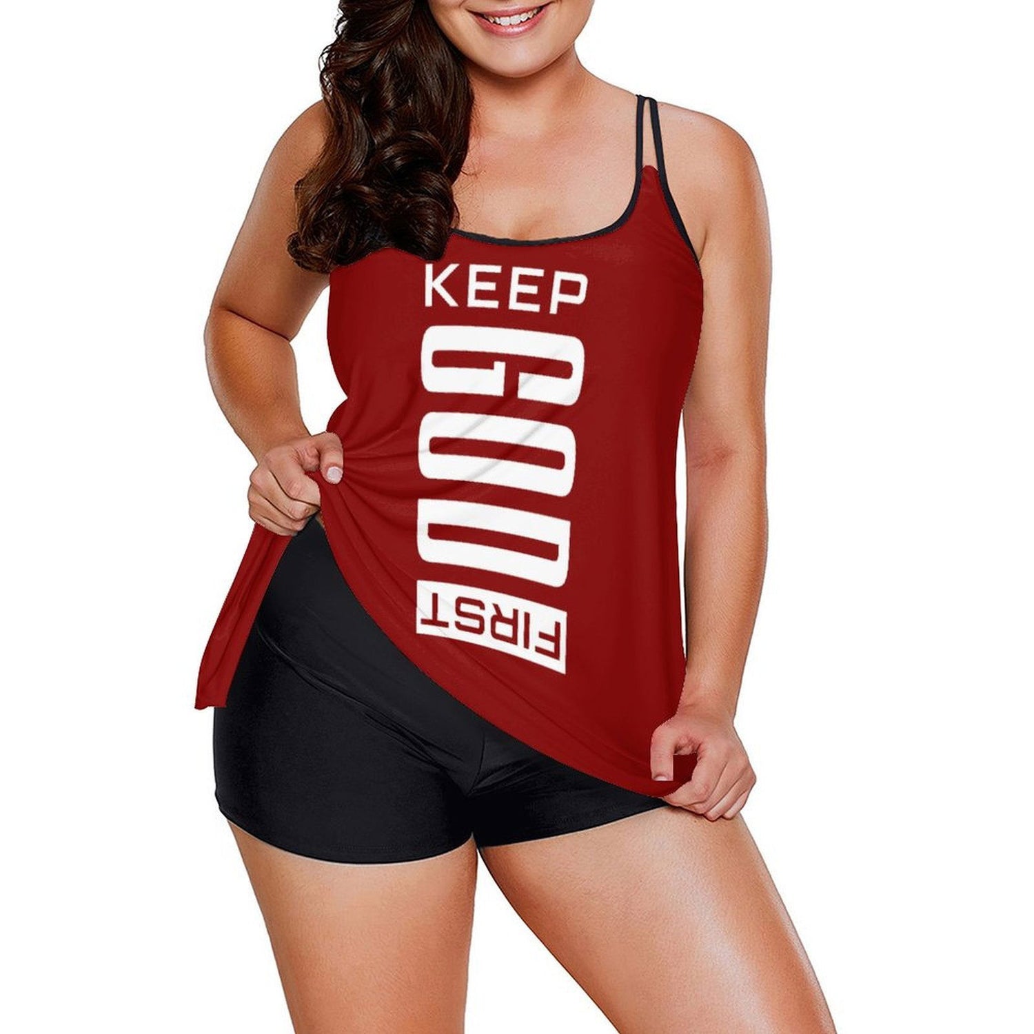 Plus Size Women's Christian Swimsuits - ClaimedbyGodDesigns