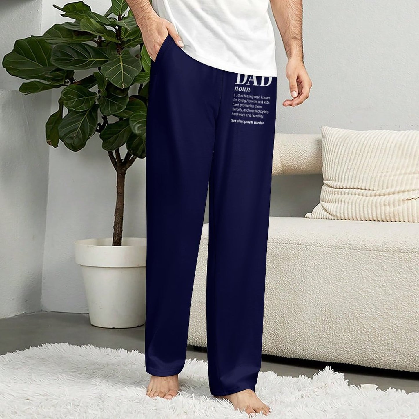 Definition of Christian Dad Men's Christian Pajama Pants