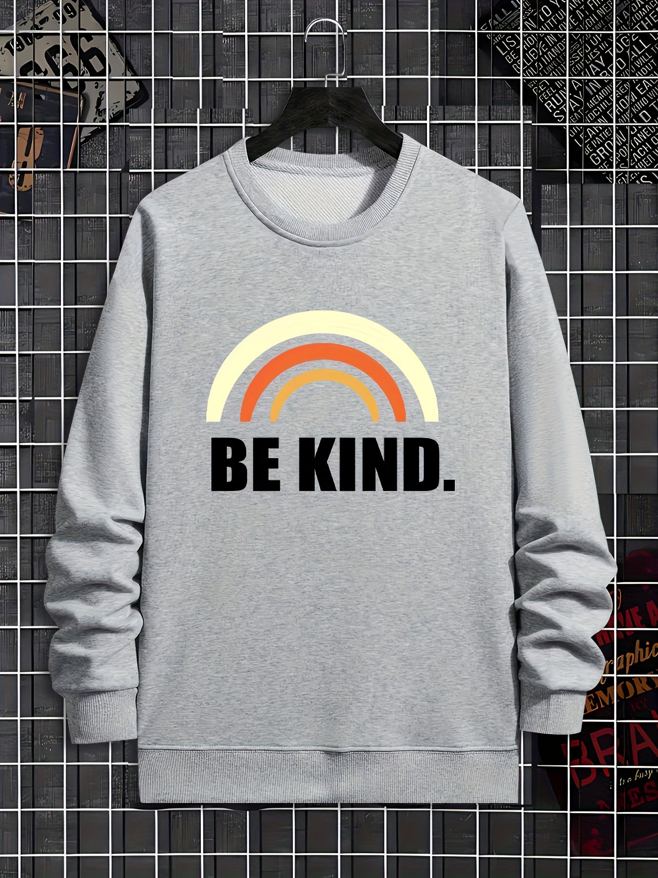 BE KIND Unisex Christian Pullover Sweatshirt claimedbygoddesigns