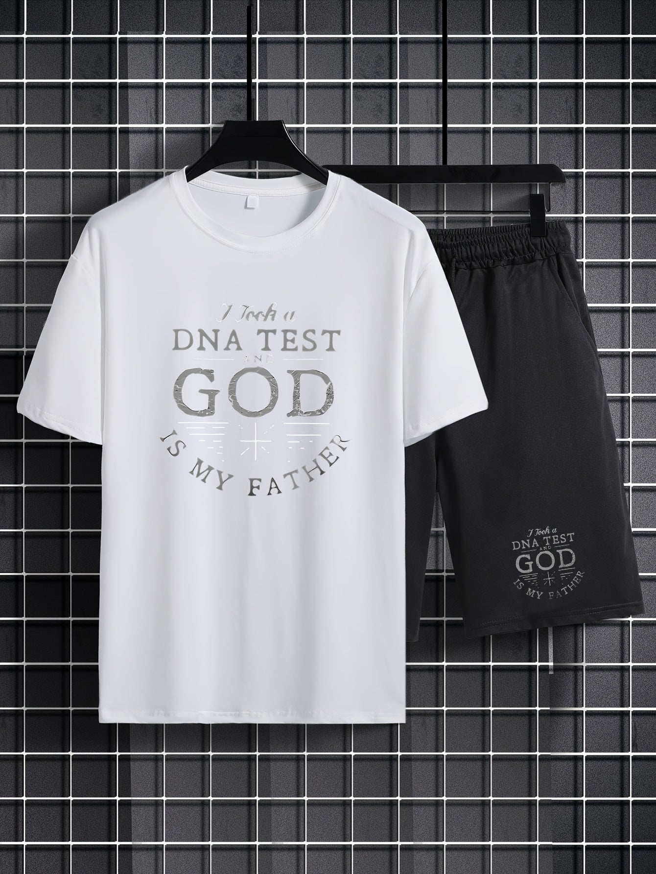 I Took A DNA Test And God Is My Father Men's Christian Casual Outfit claimedbygoddesigns