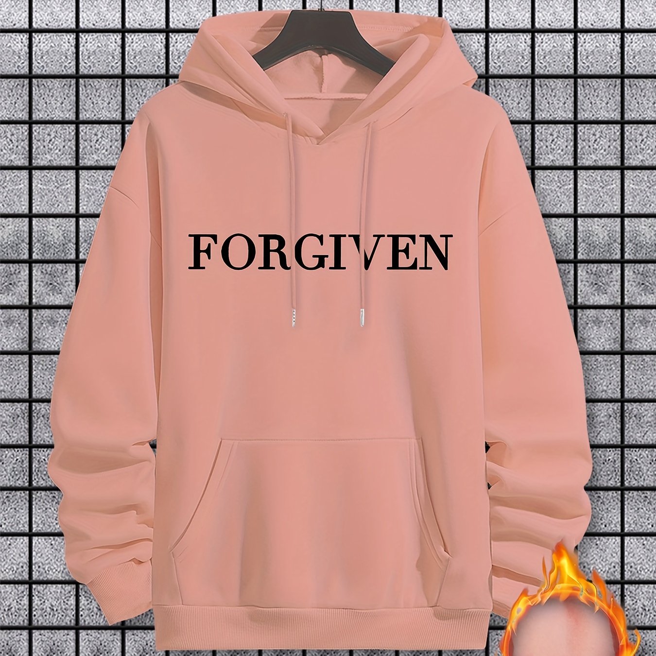 FORGIVEN Unisex Christian Pullover Hooded Sweatshirt claimedbygoddesigns