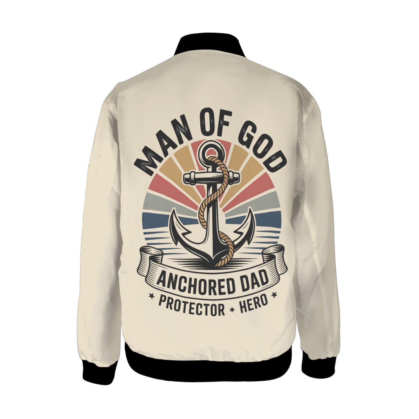 Anchored Dad Men's Christian Bomber Jacket