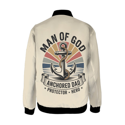 Anchored Dad Men's Christian Bomber Jacket