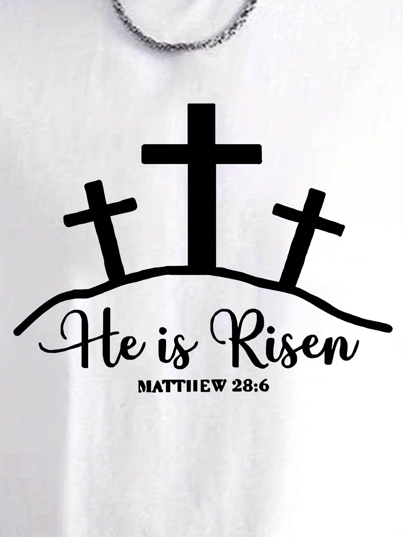 For All Have Sinned And Come Short Of The Glory Of God/ He Is Risen Men's Christian T-shirt claimedbygoddesigns