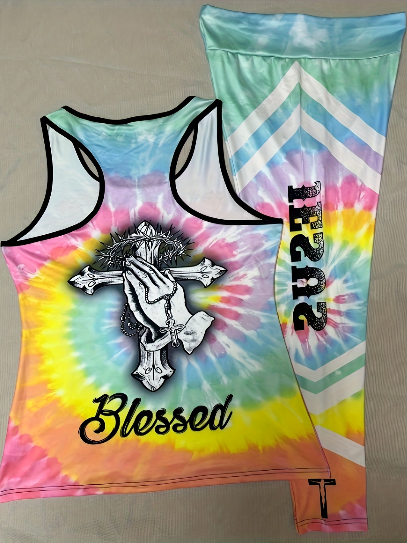 Blessed Plus Size Women's Christian Casual Outfit claimedbygoddesigns