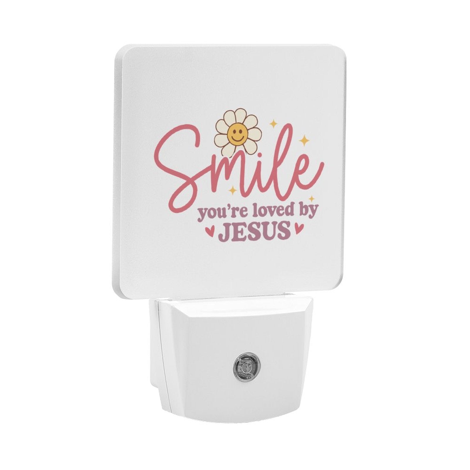 Smile You're Loved Christian Night Light For Kids - ClaimedbyGodDesigns