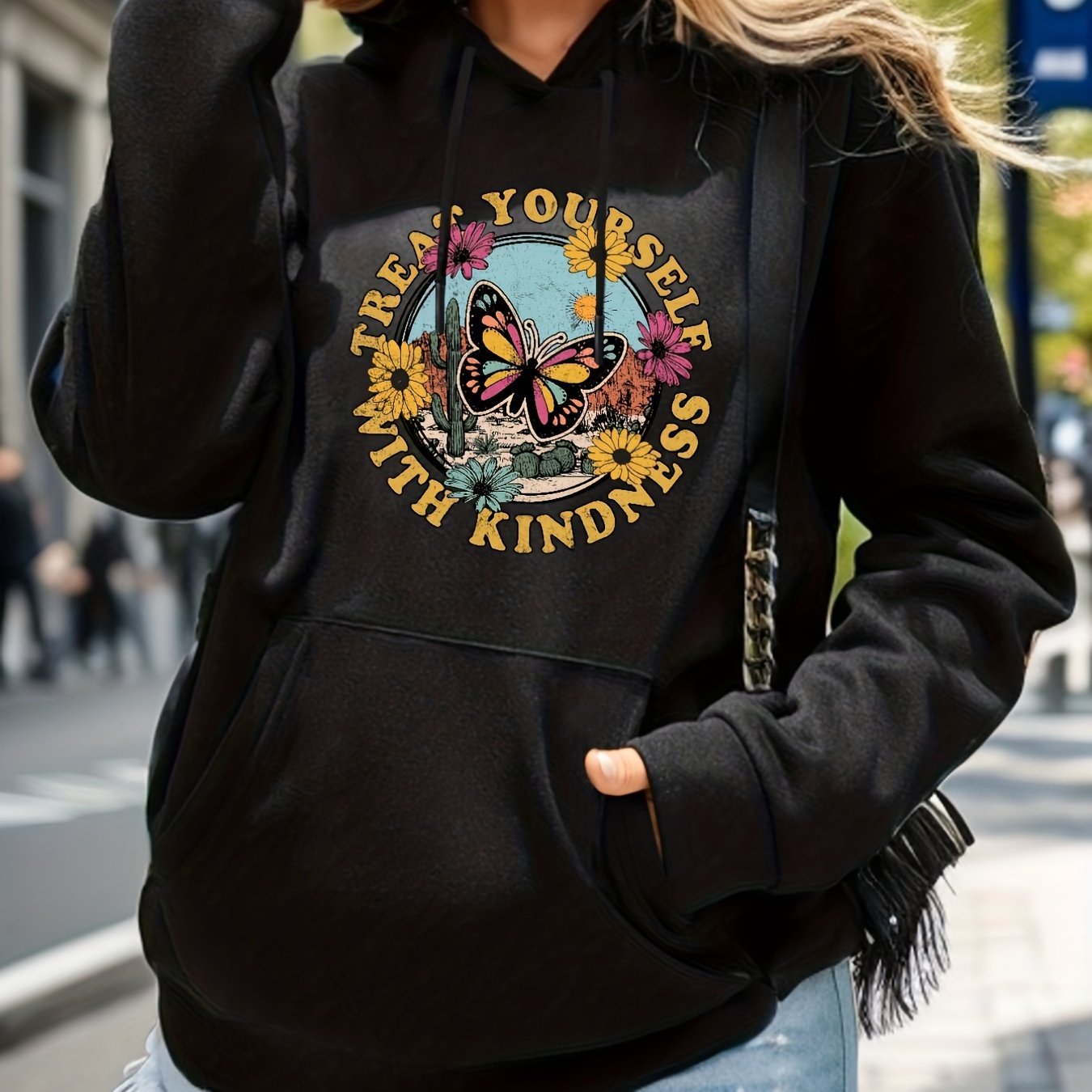 Believe In Yourself Plus Size Women's Christian Pullover Hooded Sweatshirt claimedbygoddesigns