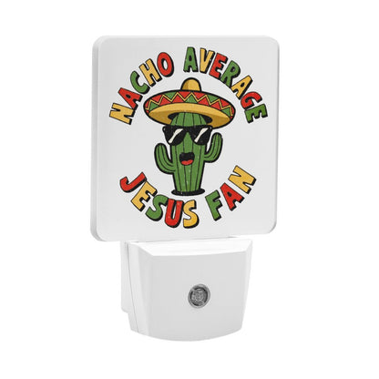 Nacho Average Fan Funny Christian Night Light For Kids - ClaimedbyGodDesigns