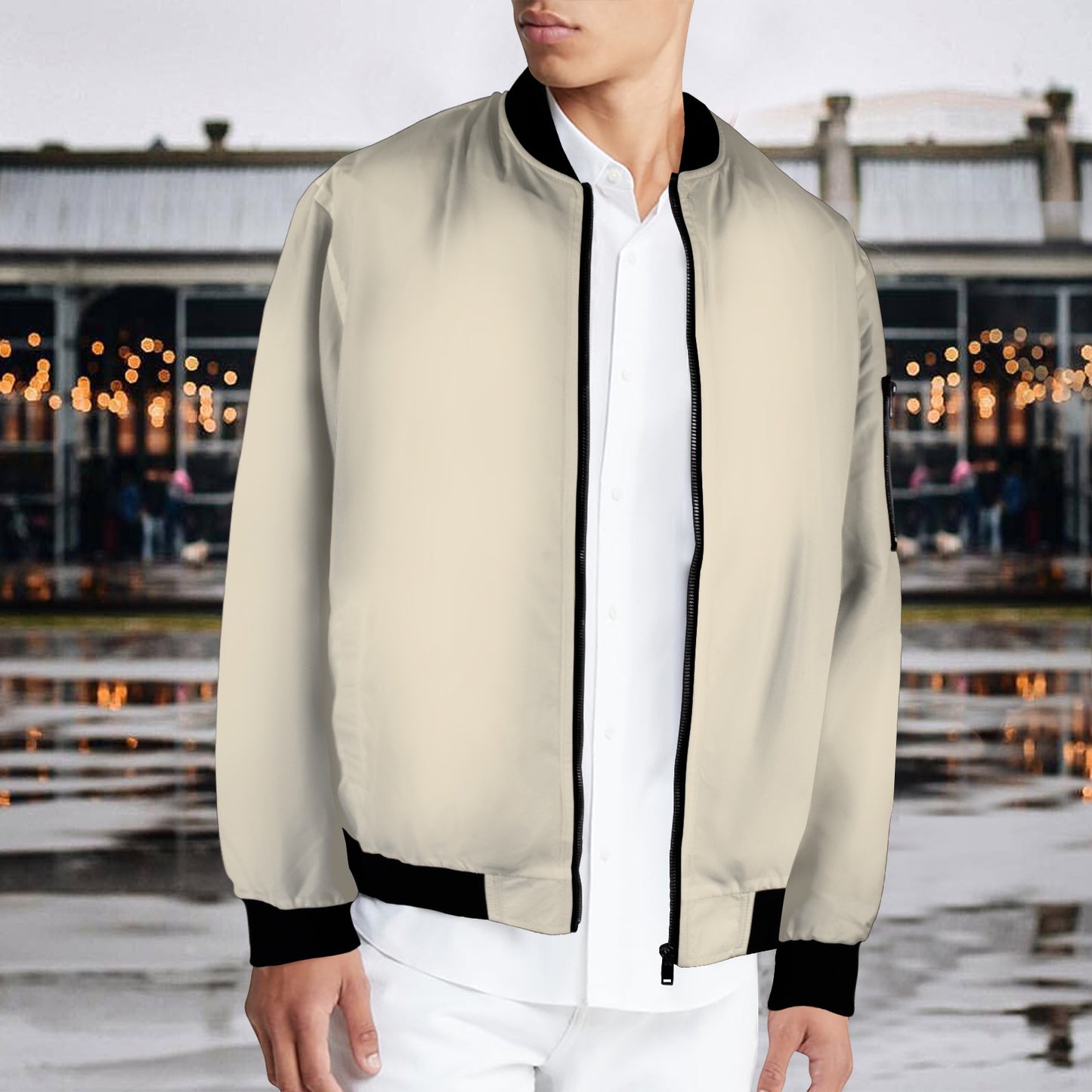 Anchored Dad Men's Christian Bomber Jacket