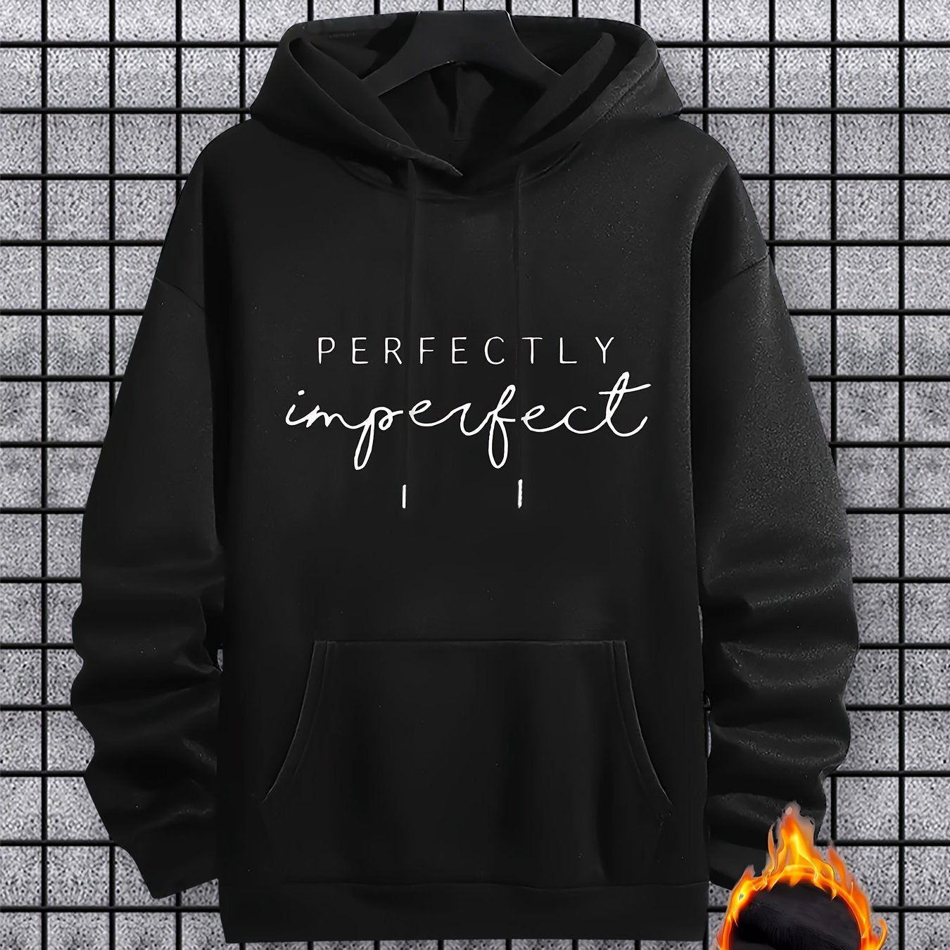 Perfectly Imperfect Men's Christian Pullover Hooded Sweatshirt claimedbygoddesigns
