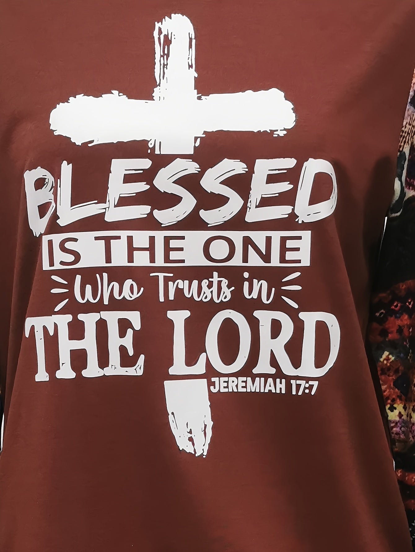Blessed Is The One Who Trusts In The Lord Women's Christian Casual Outfit claimedbygoddesigns
