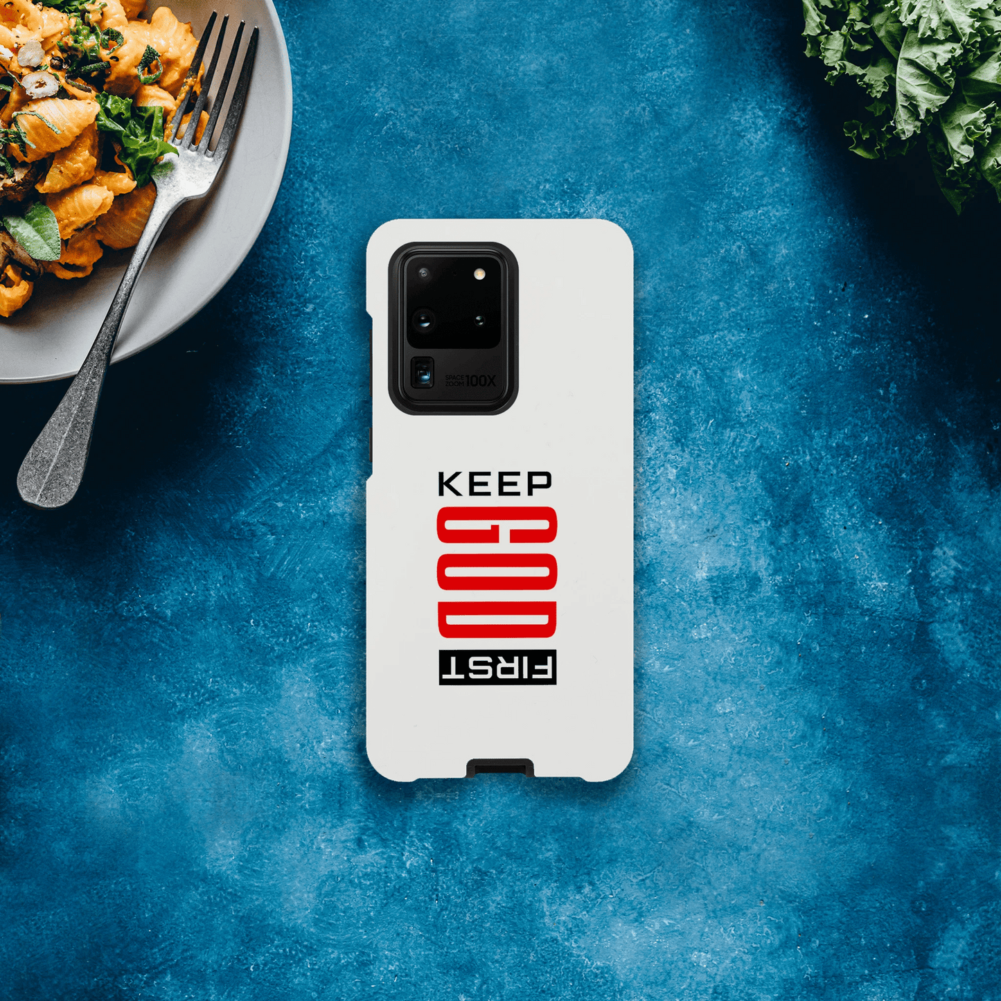 Keep Him First Christian Tough Phone Case For Samsung Galaxy - ClaimedbyGodDesigns