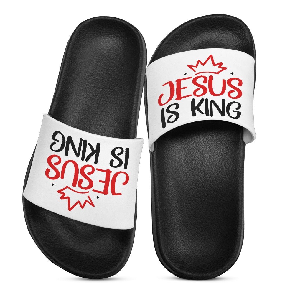 He Is King Christian Children's Sandals - ClaimedbyGodDesigns