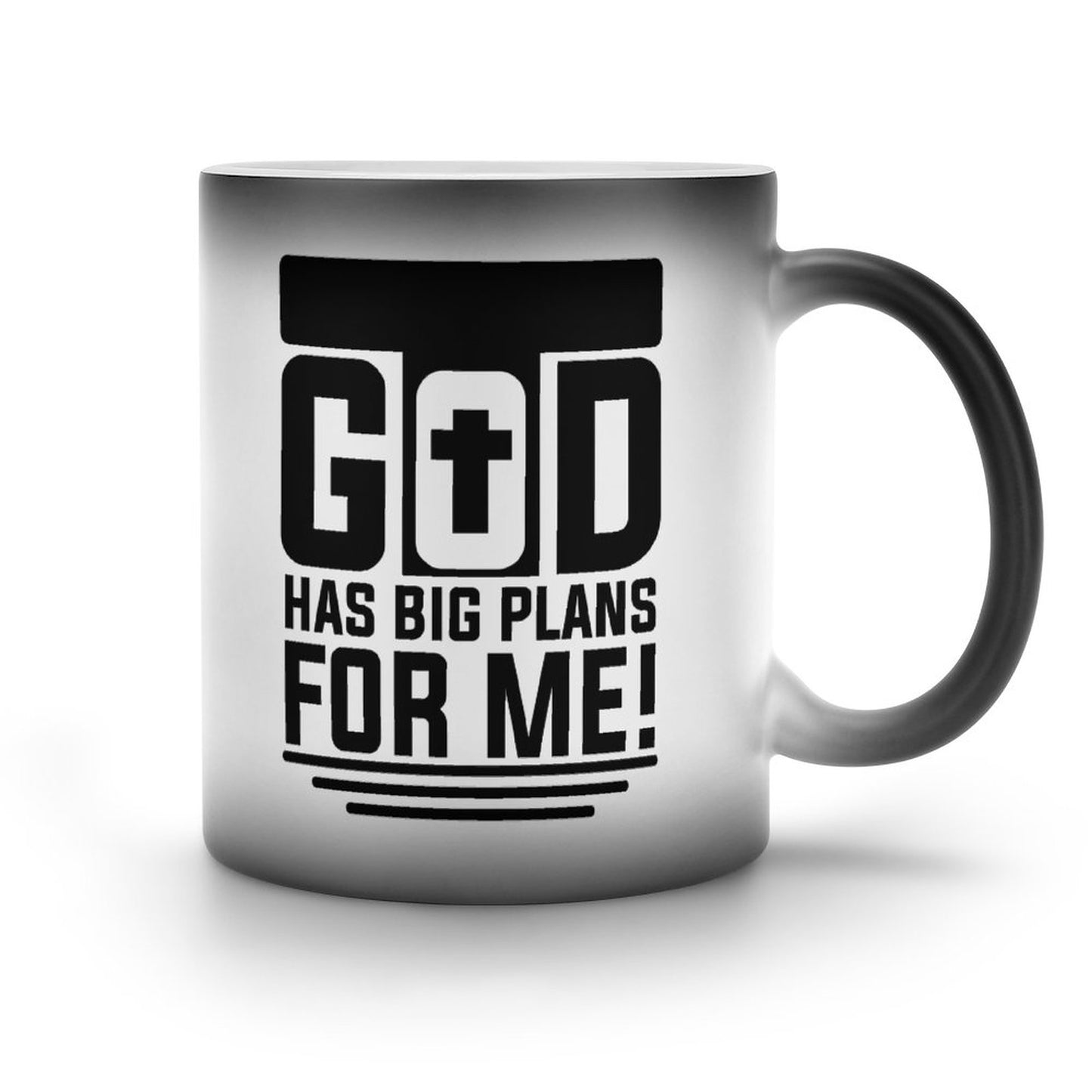 God Has Big Plans For Me Christian Color Changing Mug (Dual-sided)