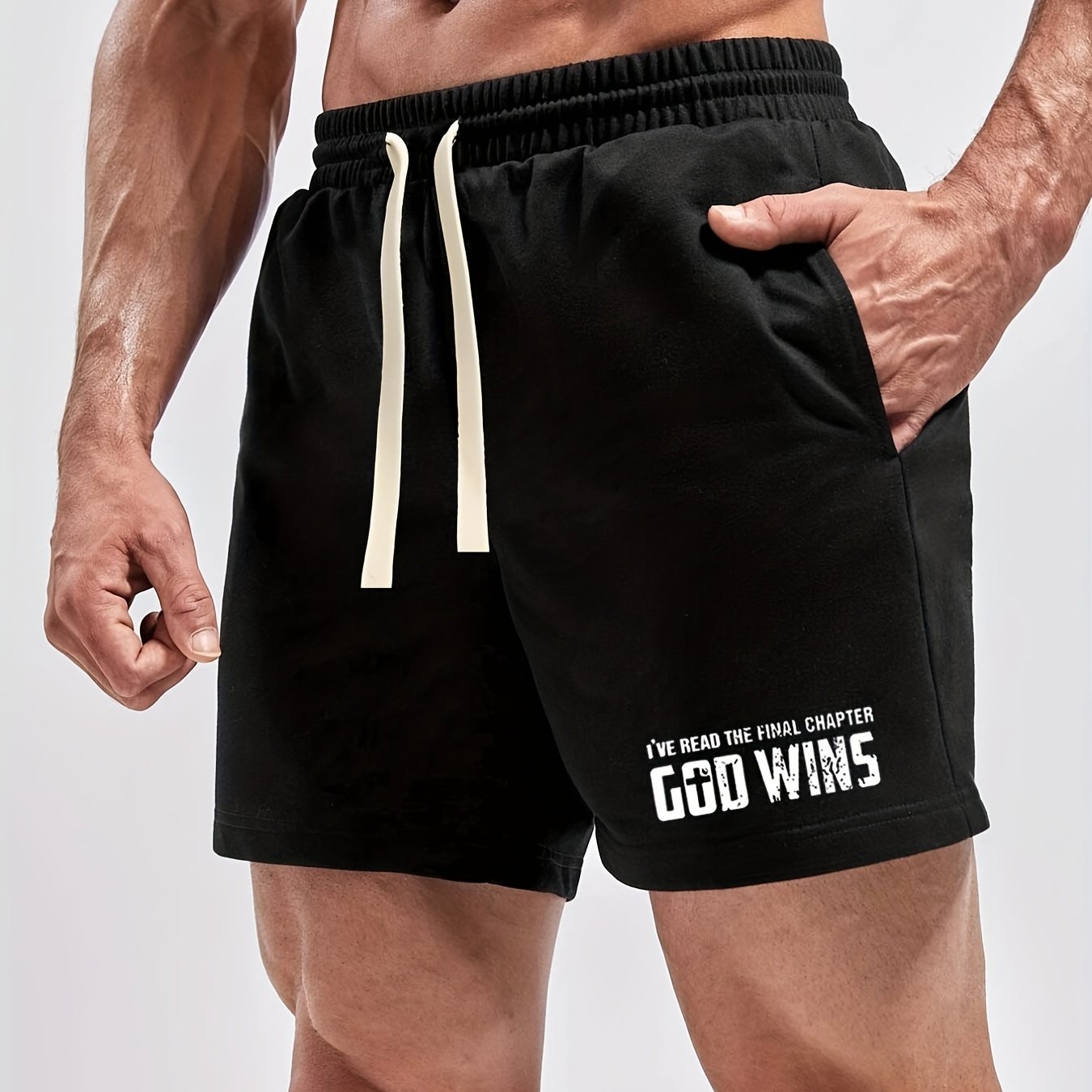 I've Read The Final Chapter God Wins Men's Christian Shorts claimedbygoddesigns