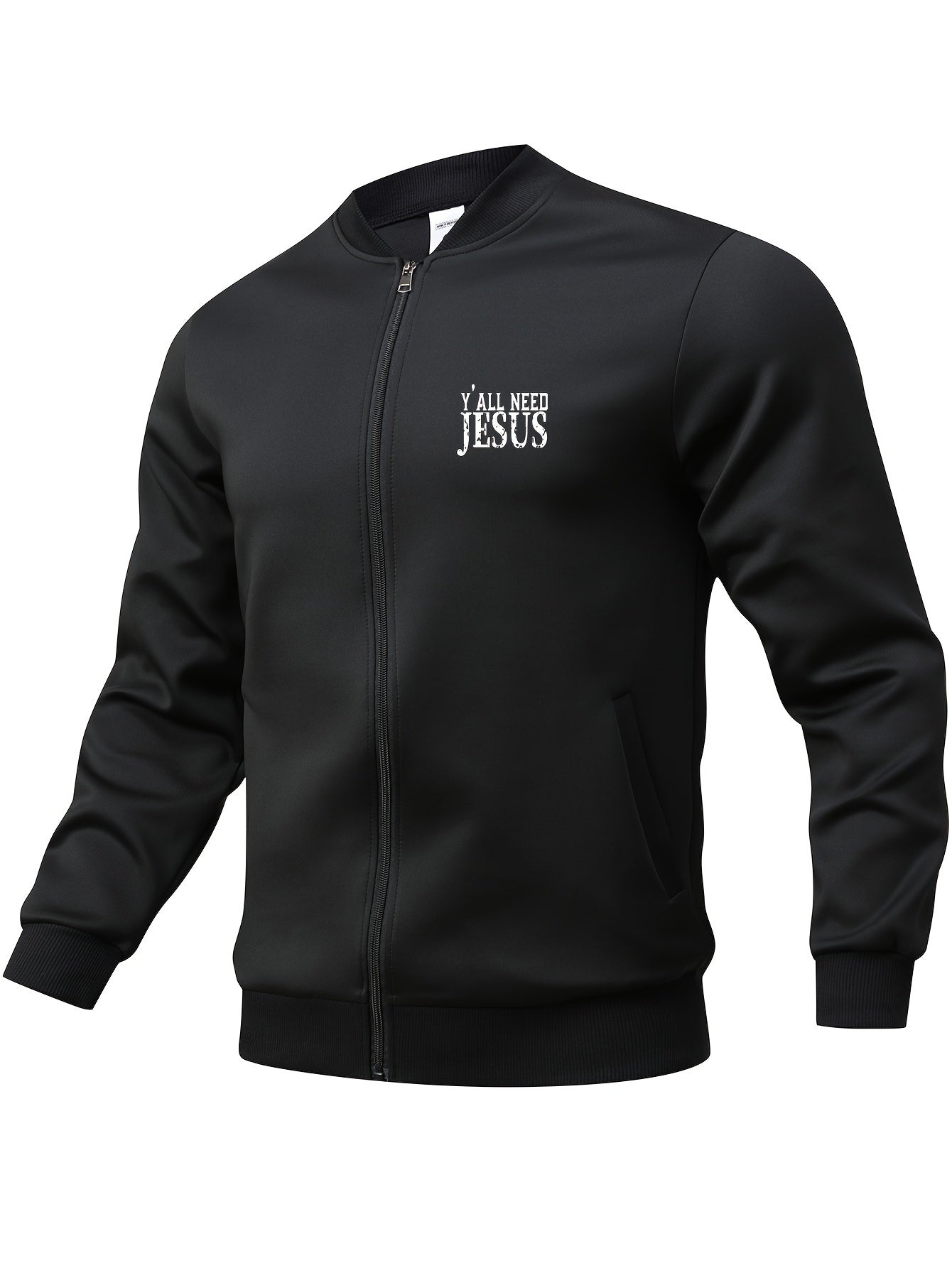 Y'ALL NEED JESUS Men's Christian Jacket claimedbygoddesigns