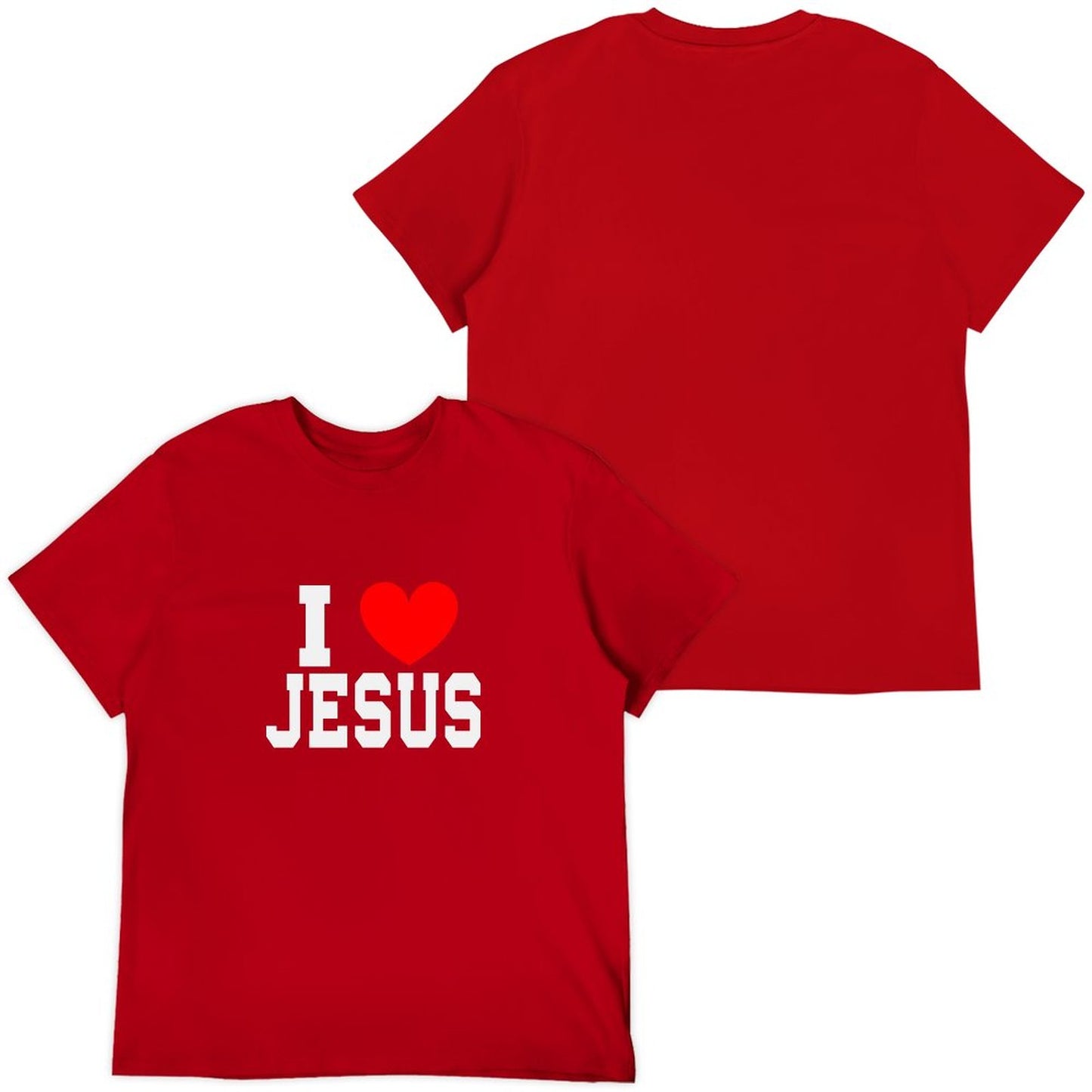 I Love Jesus Men's Christian T-shirt