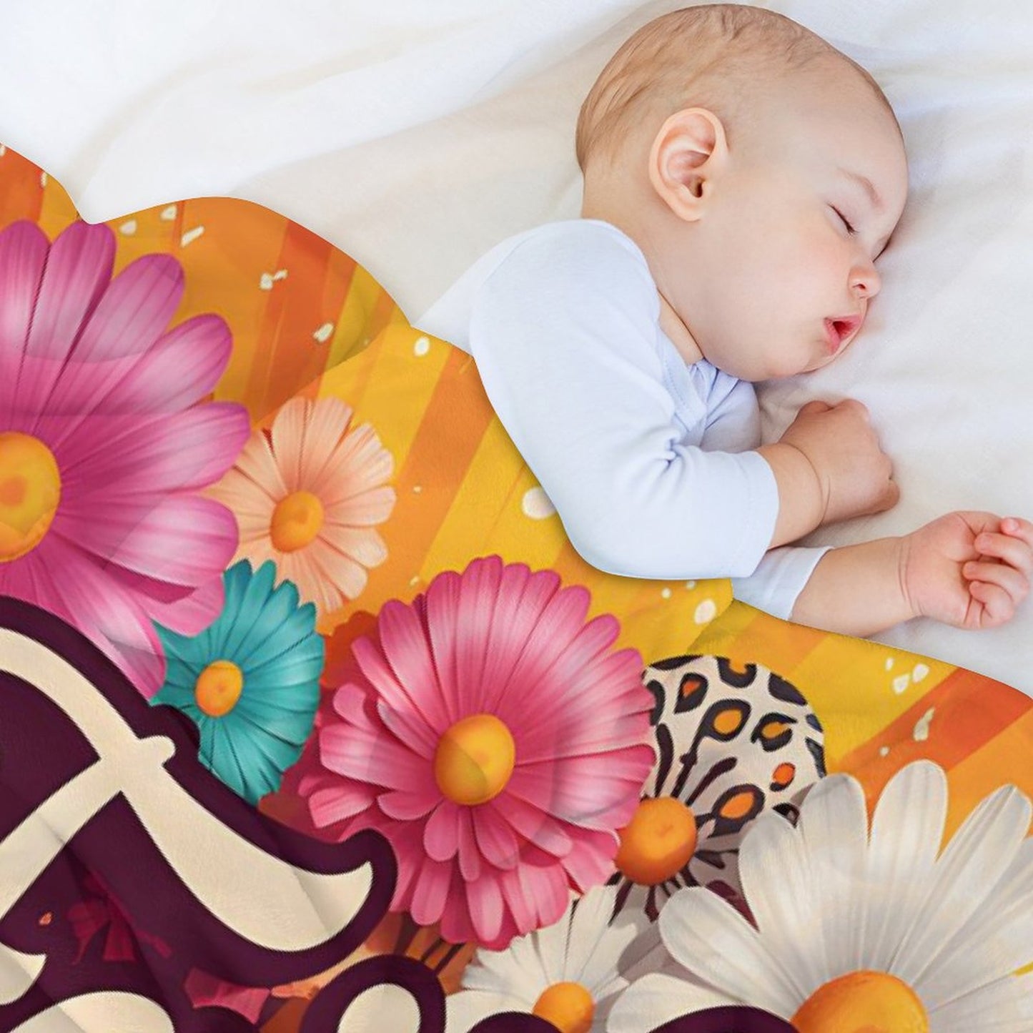 Faith Over Fear Christian Flannel Throw Blanket