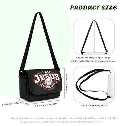Team Jesus Christian Kids Flap Crossbody Bag