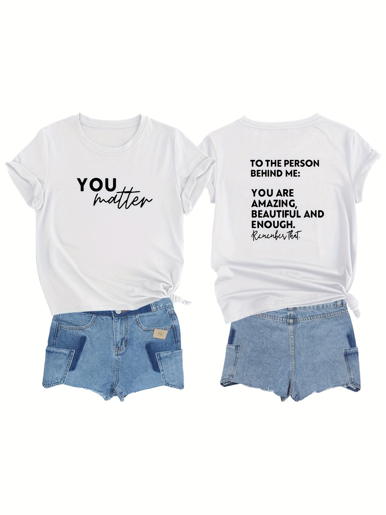 You Matter Plus Size Women's Christian T-shirt claimedbygoddesigns