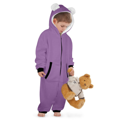 This Chick Loves Him One-Piece Zip up Hooded Pajamas for Little Kids (Toddler)