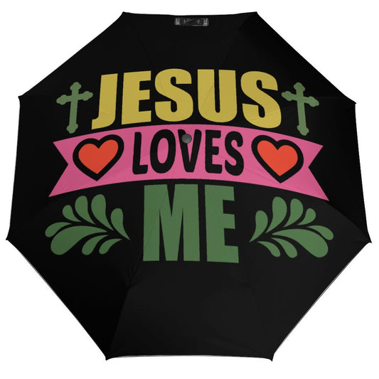 Jesus Loves Me Christian Umbrella