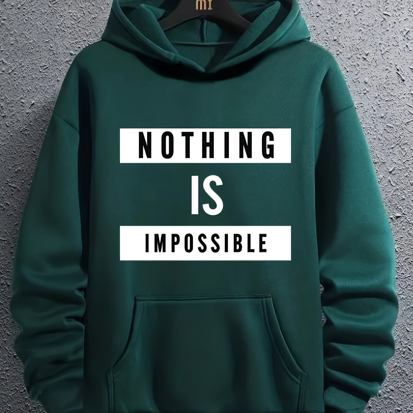 Nothing Is Impossible Youth Christian Pullover Hooded Sweatshirt claimedbygoddesigns