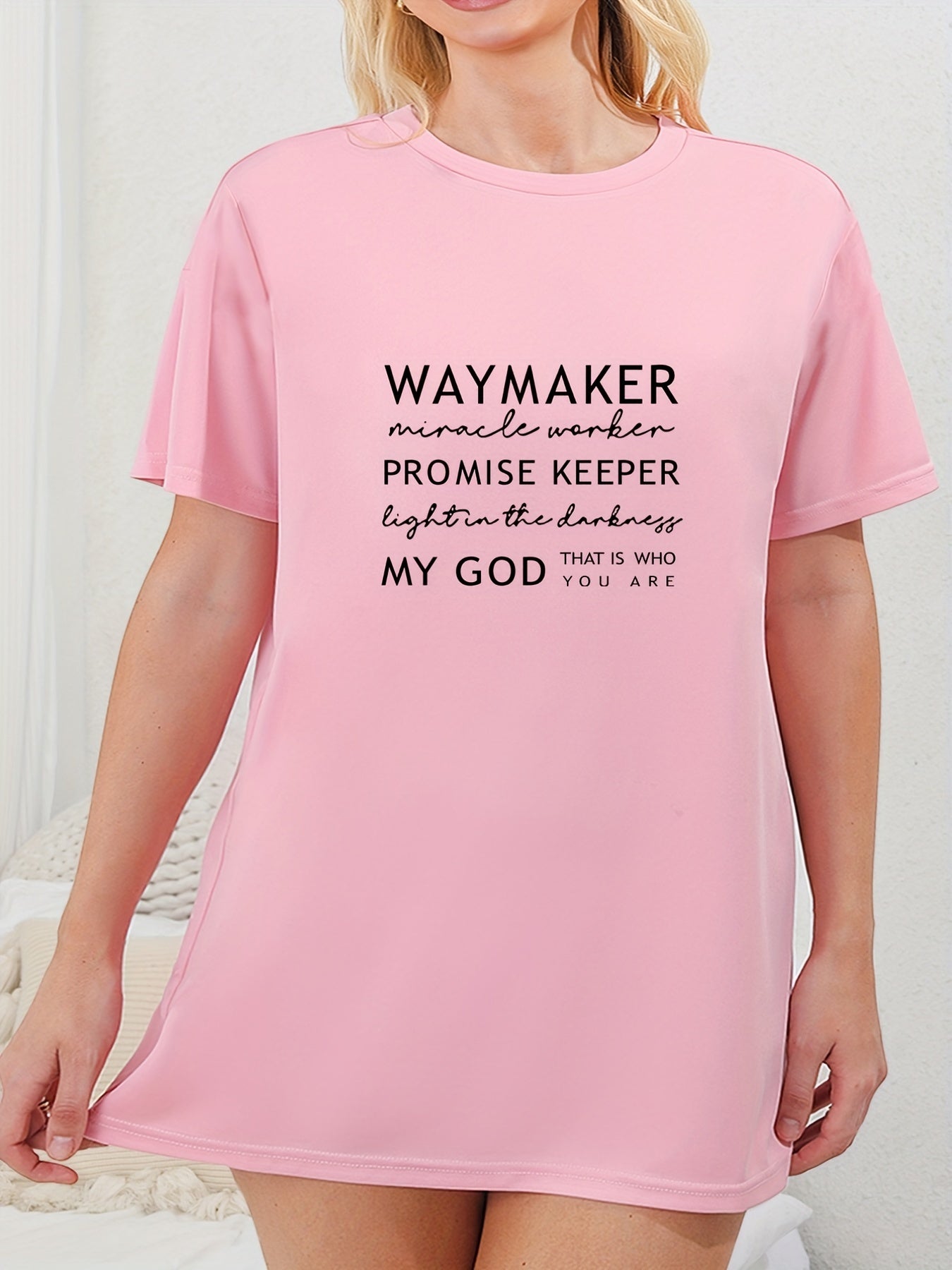 My God That Is Who You Are Plus Size Women's Christian Pajamas claimedbygoddesigns