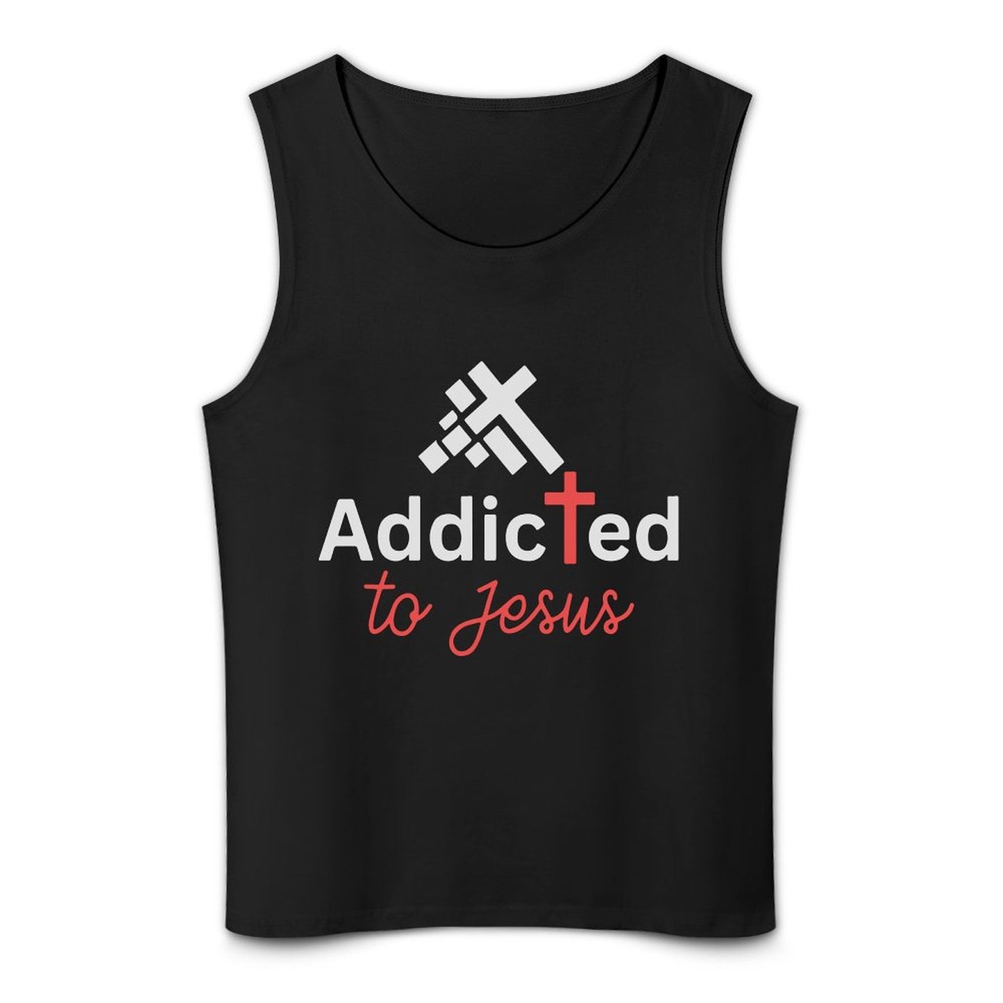 Addicted To Jesus Men's Christian Tank Top SALE-Personal Design