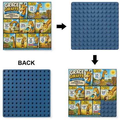 Grace Giraffe – Building Block Puzzle Ornament - ClaimedbyGodDesigns