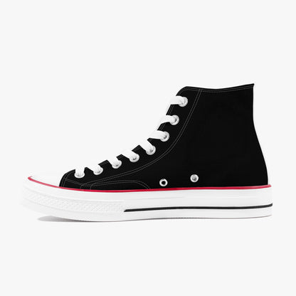 Identity Cannot Be Shaken unisex Christian high-top canvas sneakers, view 9