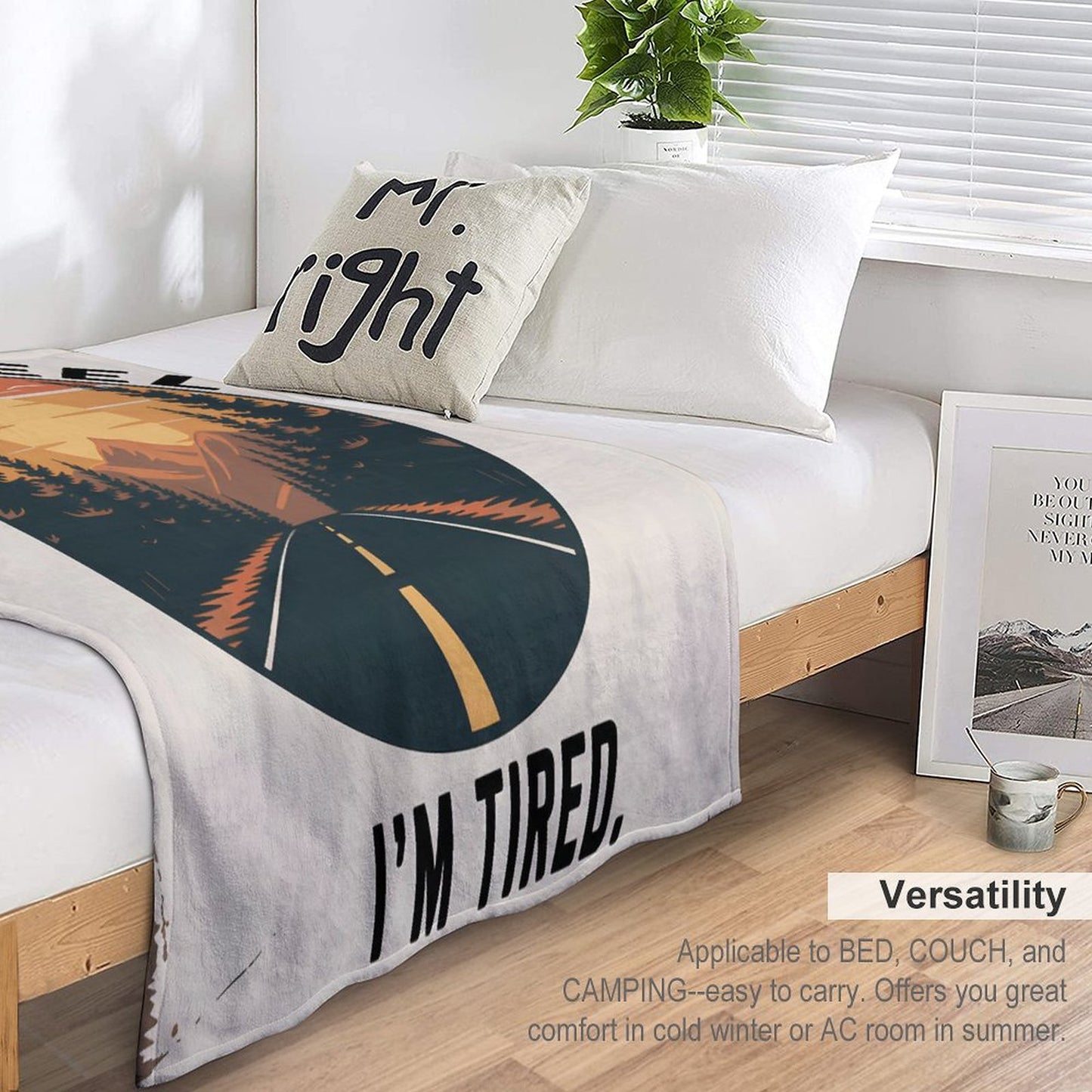 Jesus Take The Wheel Christian Flannel Throw Blanket