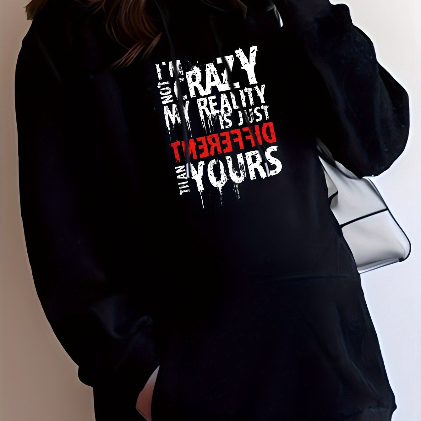 I Am Aligned With My Purpose Women's Christian Maternity Pullover Hooded Sweatshirt claimedbygoddesigns