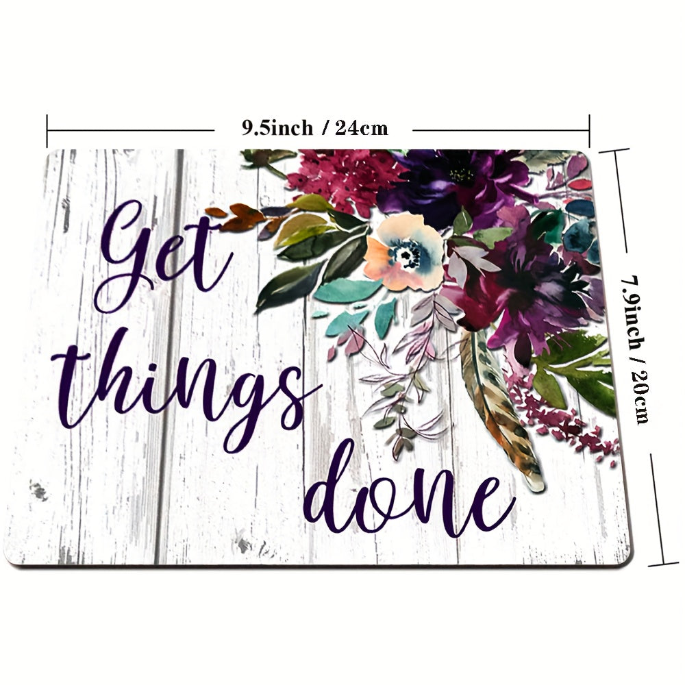 Get Things Done Christian Computer Mouse Pad claimedbygoddesigns