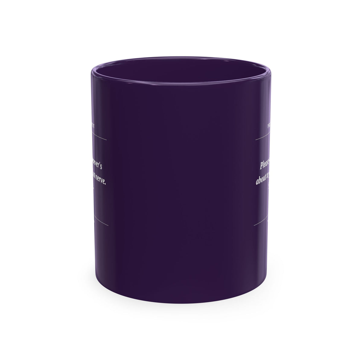 Prayer Request Ceramic Mug — Humorous 'Pray for Whoever Gets on My Last Nerve' Coffee Cup