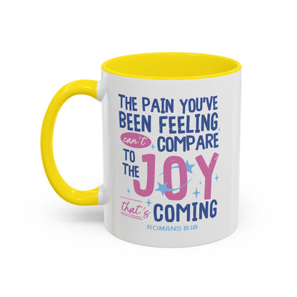 Inspirational Coffee Mug - Joyful Encouragement with Romans 8:18