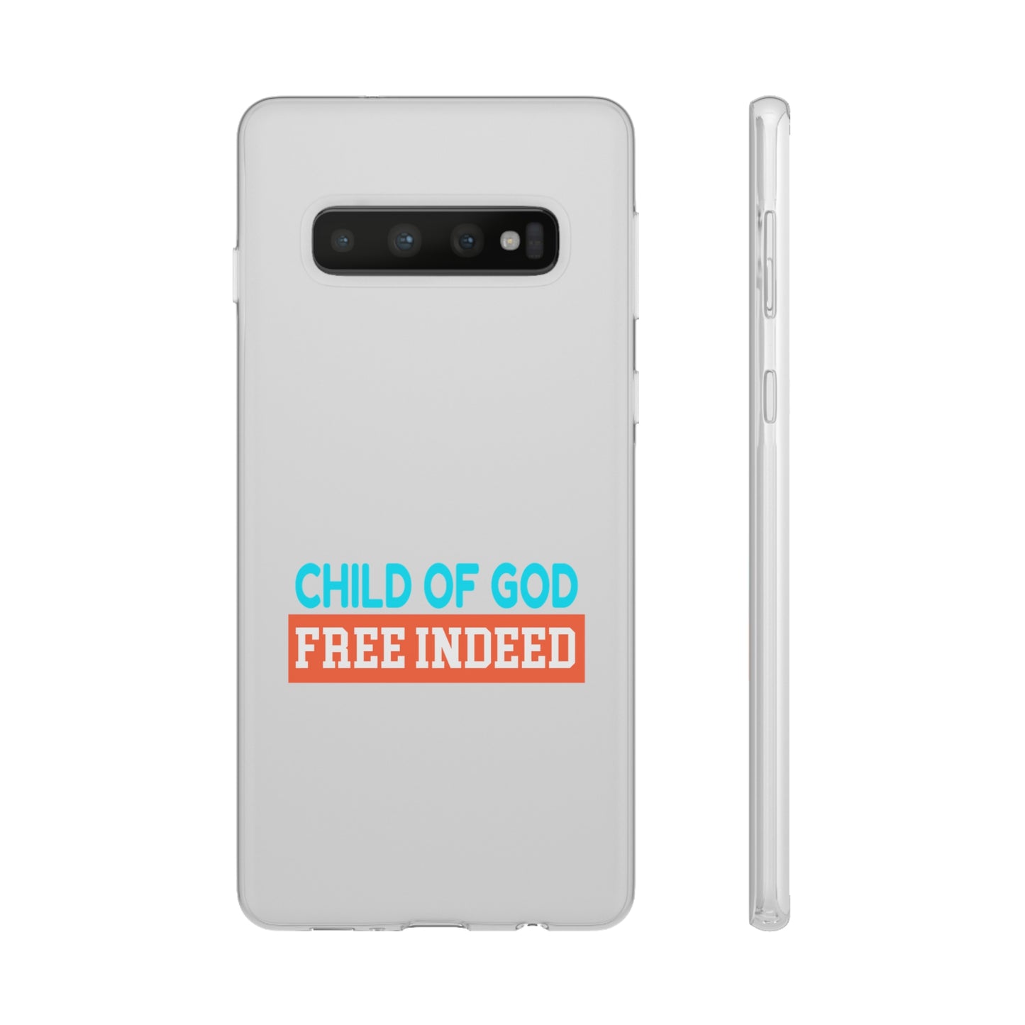 Child Of God Free Indeed Christian Flexi Phone Case Printify