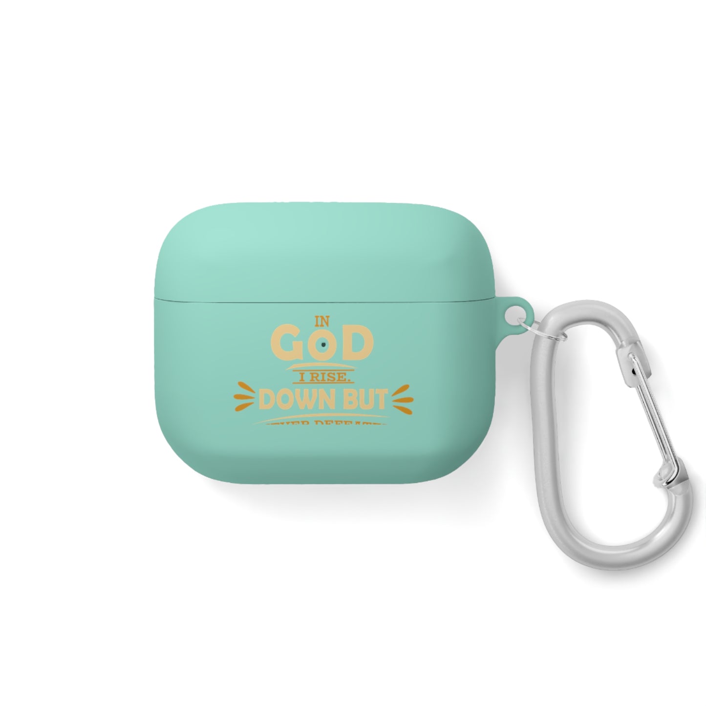 In God I Rise Down But Not Defeated Airpod / Airpods Pro Case cover